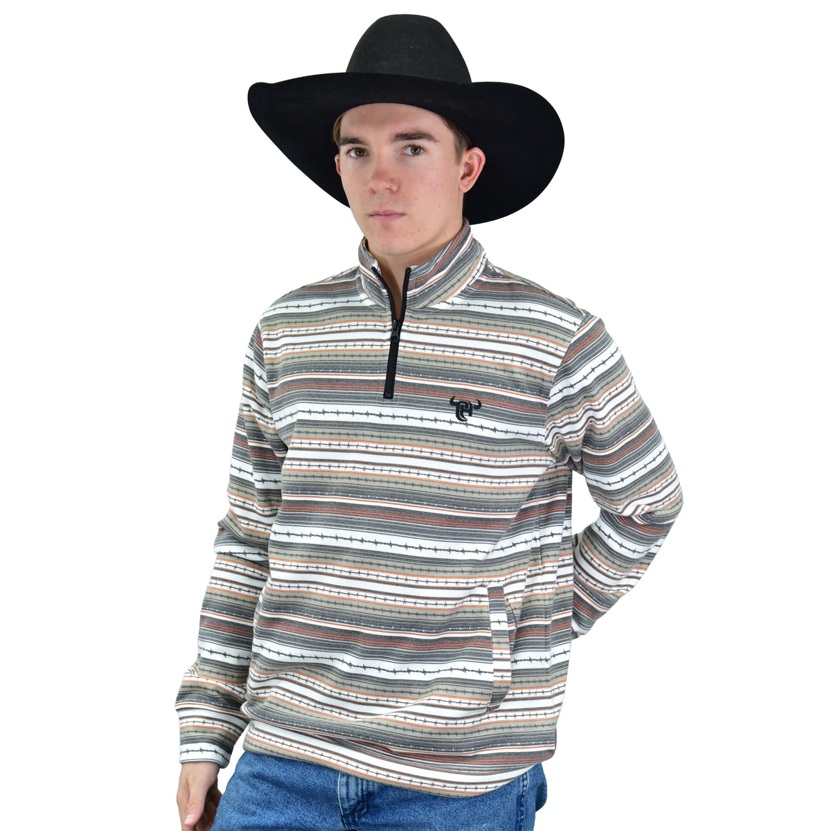 Men's Barbed Serape fleece cadet