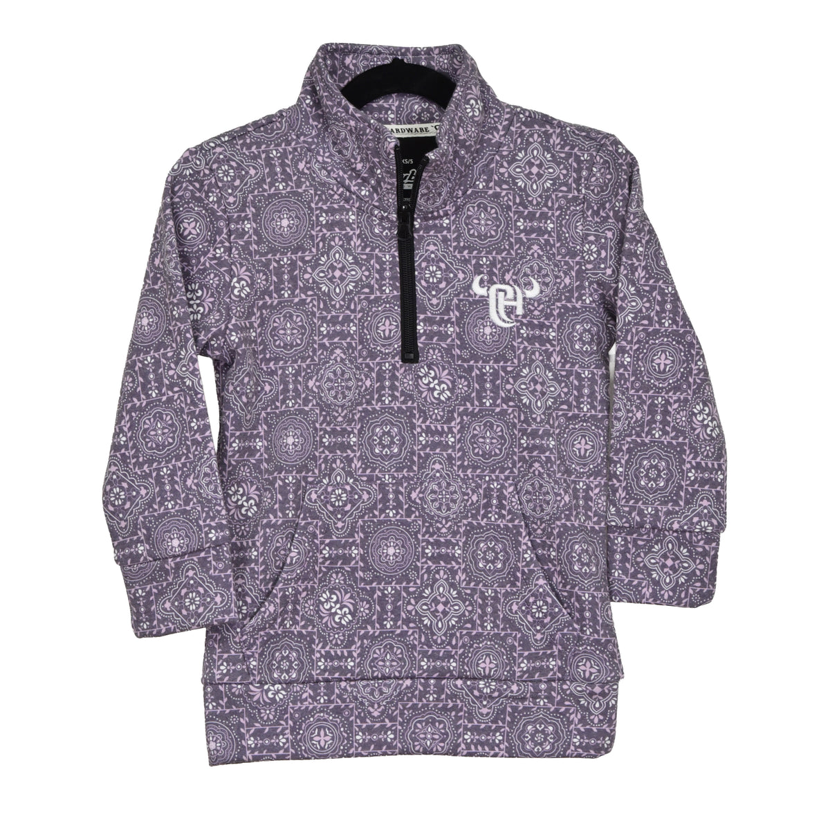 Girls vine bandana fleece cadet
