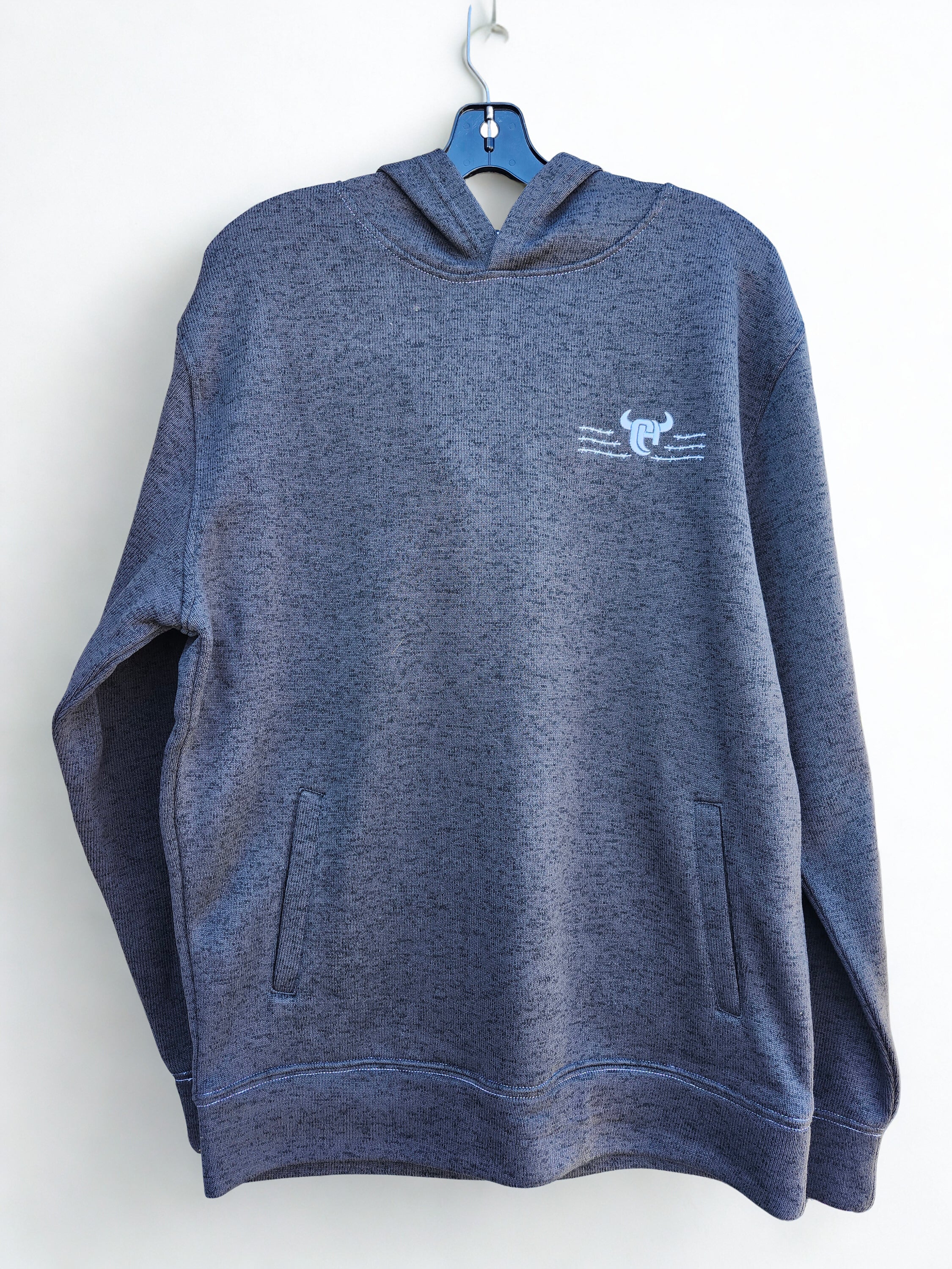 Barb CH Speckle Gleece Hoody - Black