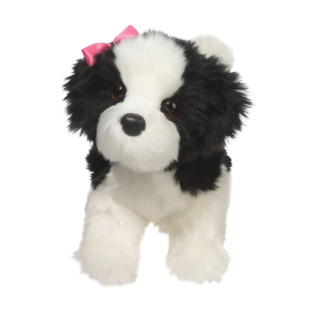 Poofy Shih-tzu Black & White