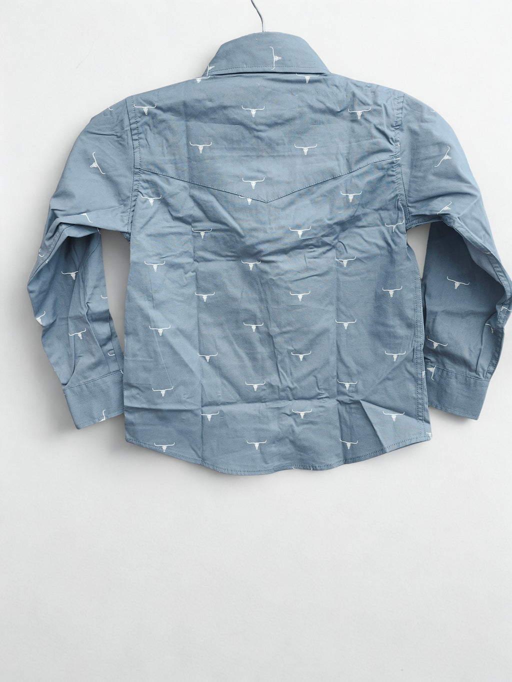 YTH Skull Burst L/S Print Grey