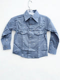 YTH Skull Burst L/S Print Grey