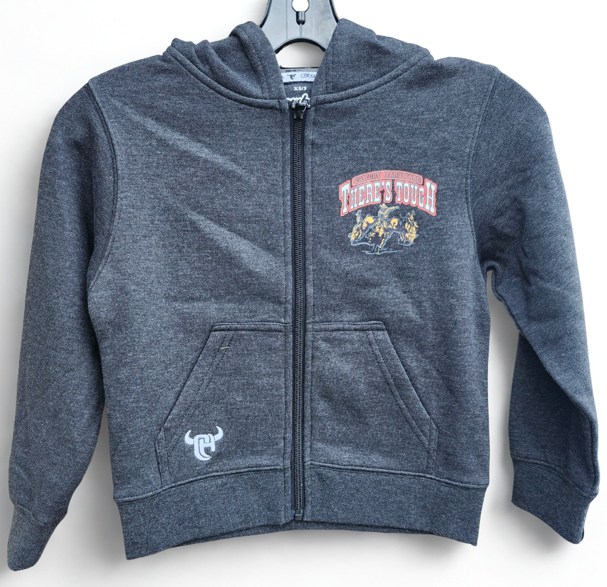 There's Tough FZ Hoody - Grey Heather