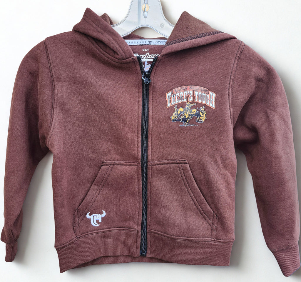 There's Tough FZ Hoody - Dark Chocolate