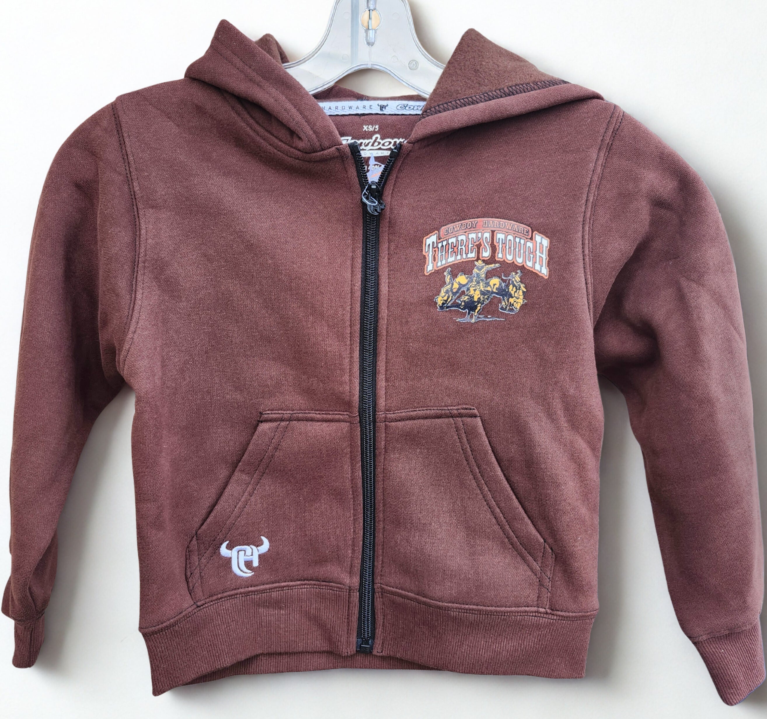 There's Tough FZ Hoody - Dark Chocolate