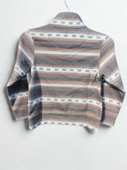 YTH Striped Serape Fleece Cadet - Brown
