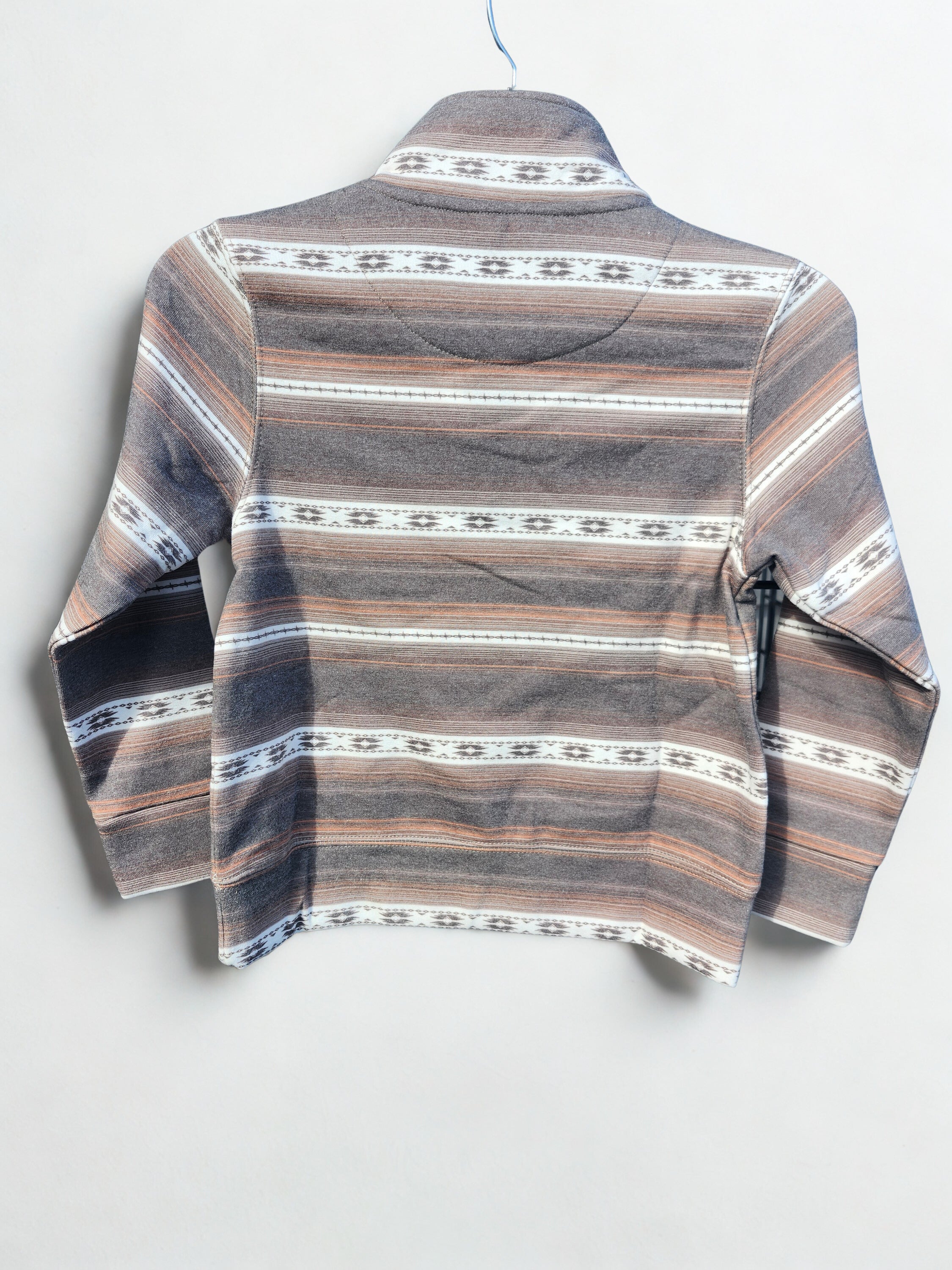YTH Striped Serape Fleece Cadet - Brown
