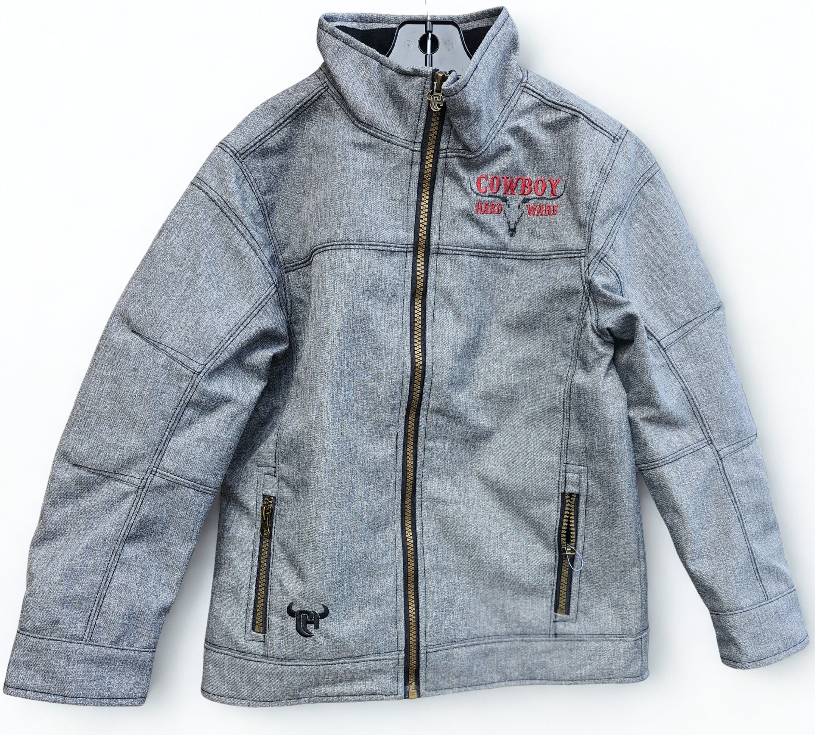 Ghost Skull Tech. Jacket - Heather Black