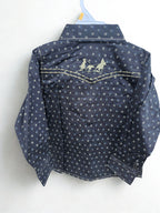 TOD Muted Chevrons L/s Print - black