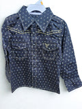 TOD Muted Chevrons L/s Print - black