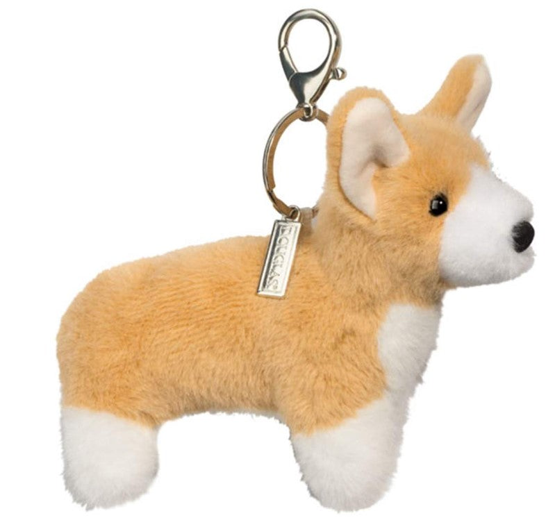 Corgi plush toy bag charm