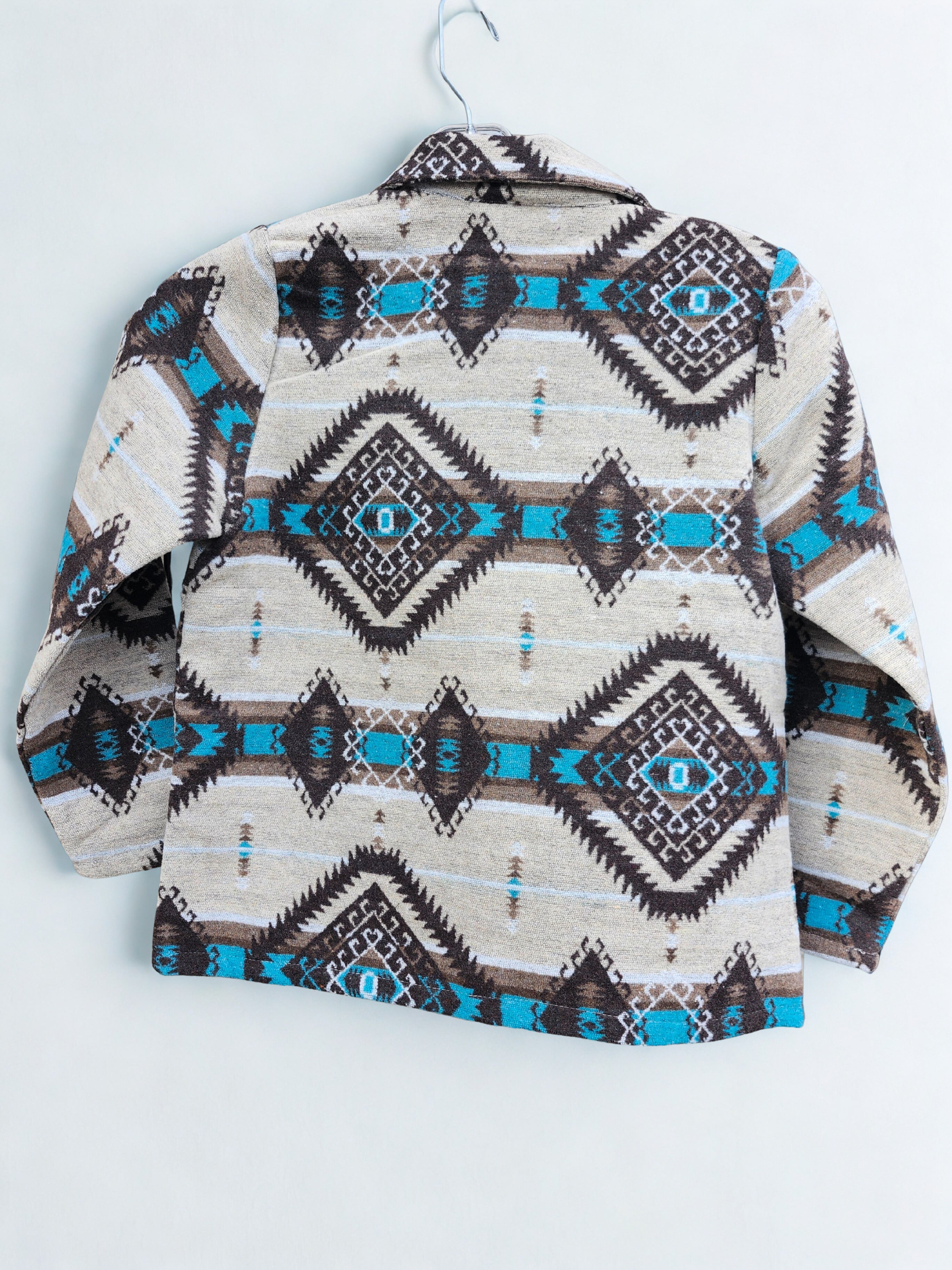 Aztec Shirt Jacket - Tan