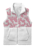 Grazing Horse Fleece Vest