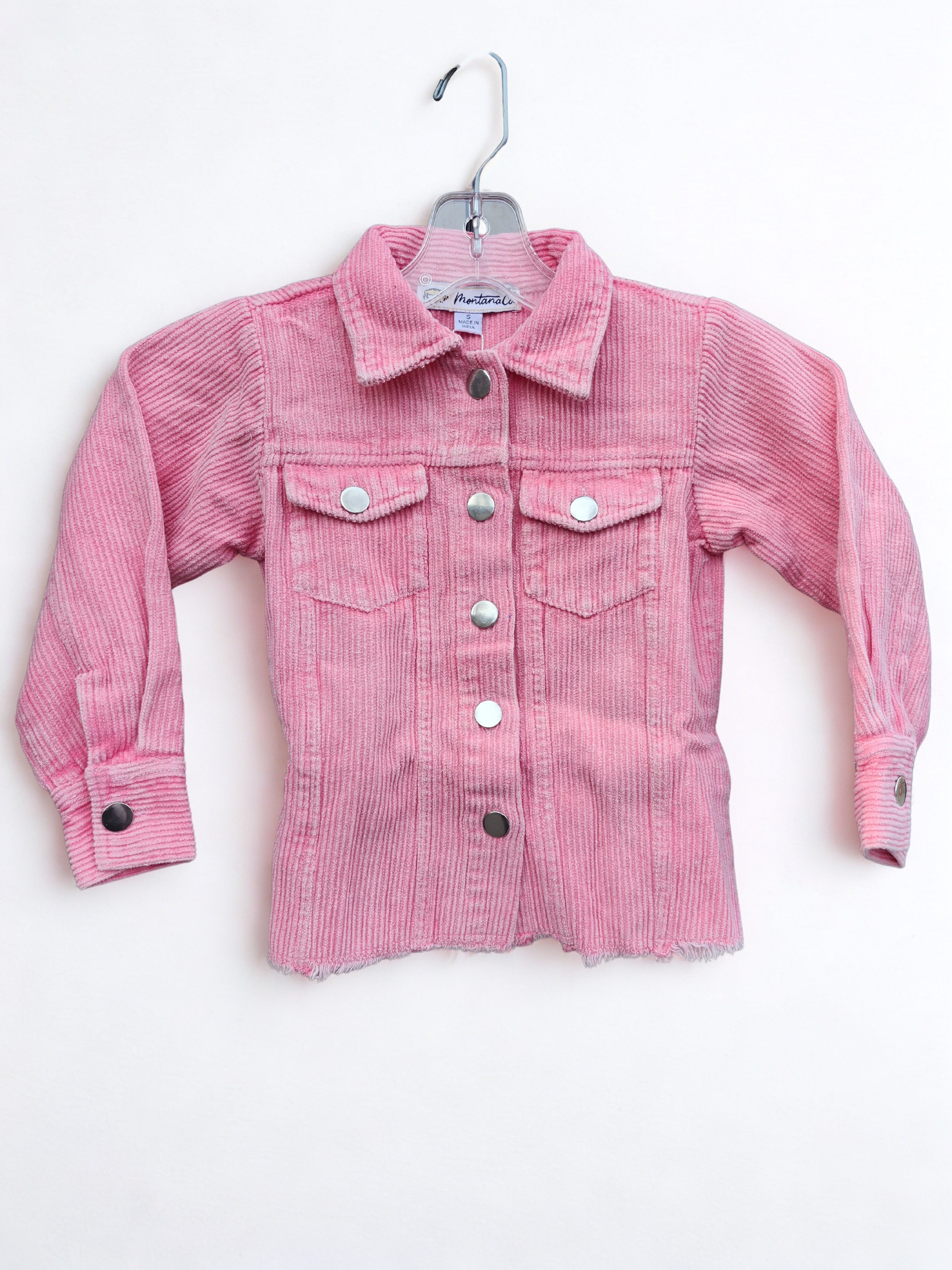 Pink Shirt Jacket