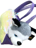 Husky in a purse