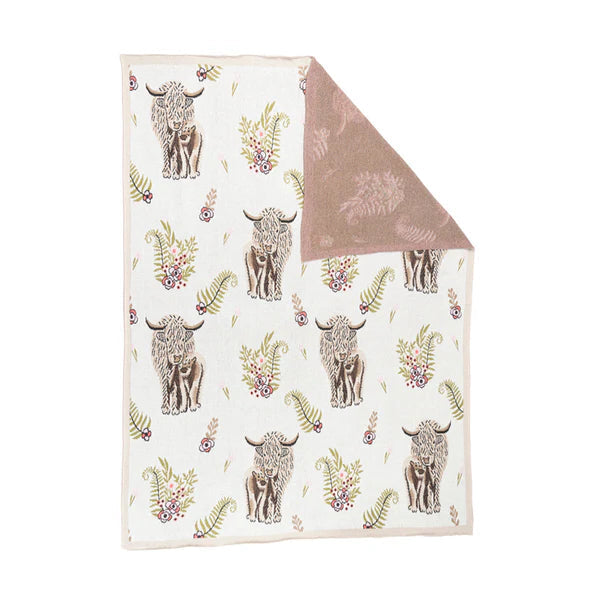 Highland Bloom Throw Blanket