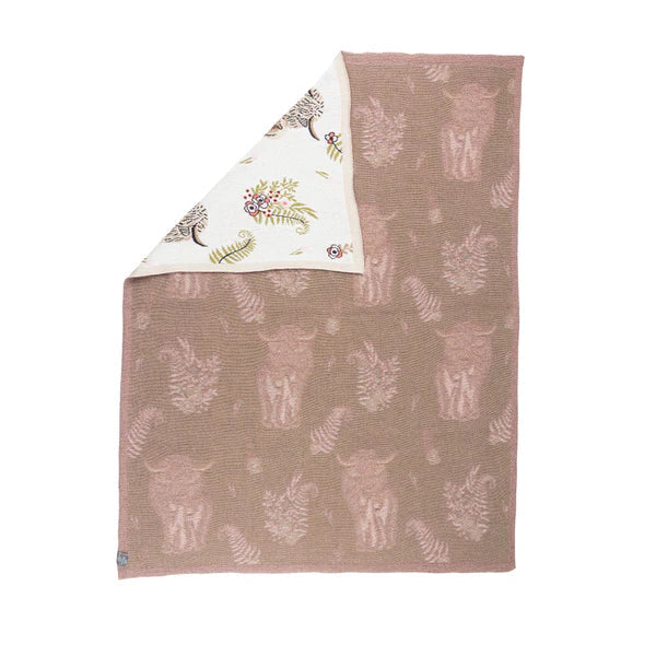 Highland Bloom Throw Blanket