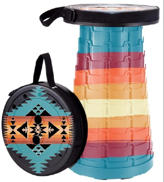 Portable folding stool chair