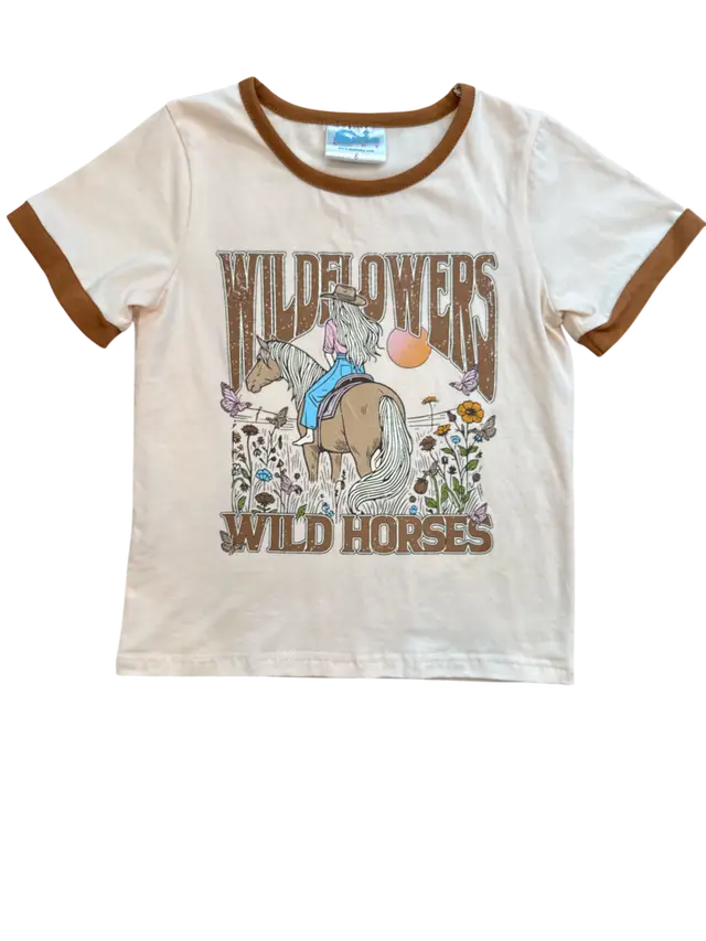 Wild Flowers Wild Horses SS Shirt