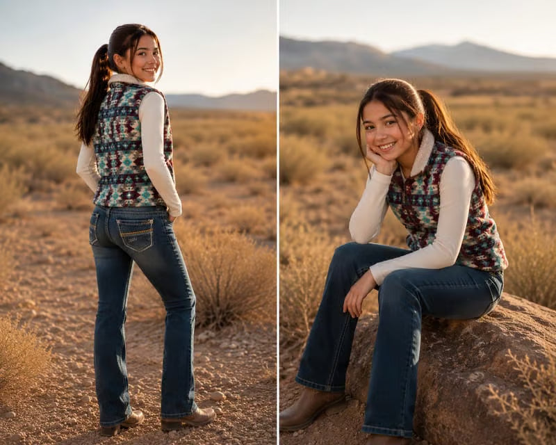 Girls Western Jeans ATWGJ-503