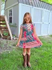 Girls Western Woven Dress