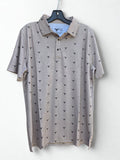 Skull Scatter S/S Gold Knit, Tan